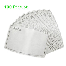 Load image into Gallery viewer, Pm25 Premium Activated Carbon Filter Mask Mouth-Mask FILTER-PAPER Anti-Haze 1/50/100pcs Dropshipping 2020