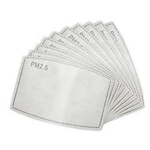 Load image into Gallery viewer, Pm25 Premium Activated Carbon Filter Mask Mouth-Mask FILTER-PAPER Anti-Haze 1/50/100pcs Dropshipping 2020