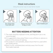 Load image into Gallery viewer, Disposable Mouth Face Mask Anti-Dust 3 Layer Mouth Masks Soft Breathable Anti Influenza Earloops Meltblown Cloth Non-woven Mask
