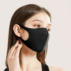 3pcs/set Dust Mask Breathable Unisex Sponge Face Mask Reusable Anti Pollution Face Shield Wind Proof Mouth Cover