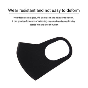 3pcs/set Dust Mask Breathable Unisex Sponge Face Mask Reusable Anti Pollution Face Shield Wind Proof Mouth Cover