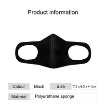 Load image into Gallery viewer, 3pcs/set Dust Mask Breathable Unisex Sponge Face Mask Reusable Anti Pollution Face Shield Wind Proof Mouth Cover
