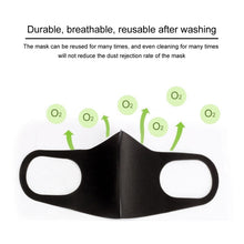 Load image into Gallery viewer, 3pcs/set Dust Mask Breathable Unisex Sponge Face Mask Reusable Anti Pollution Face Shield Wind Proof Mouth Cover
